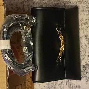 Small Black Handbag Purse Crossbody